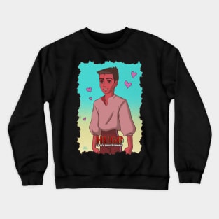 Hugo esta enamorado Crewneck Sweatshirt